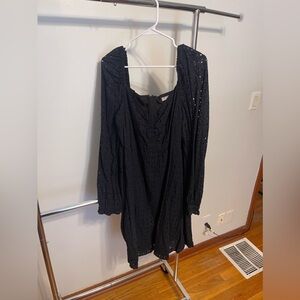 Chelsea 28 dress, black dress, eyelet dress, size xl, only worn once